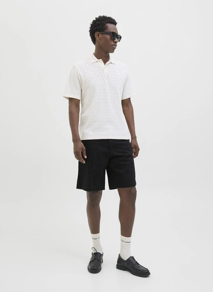 JACK & JONES Black Casual Chino Shorts for Men | Best Price UAE